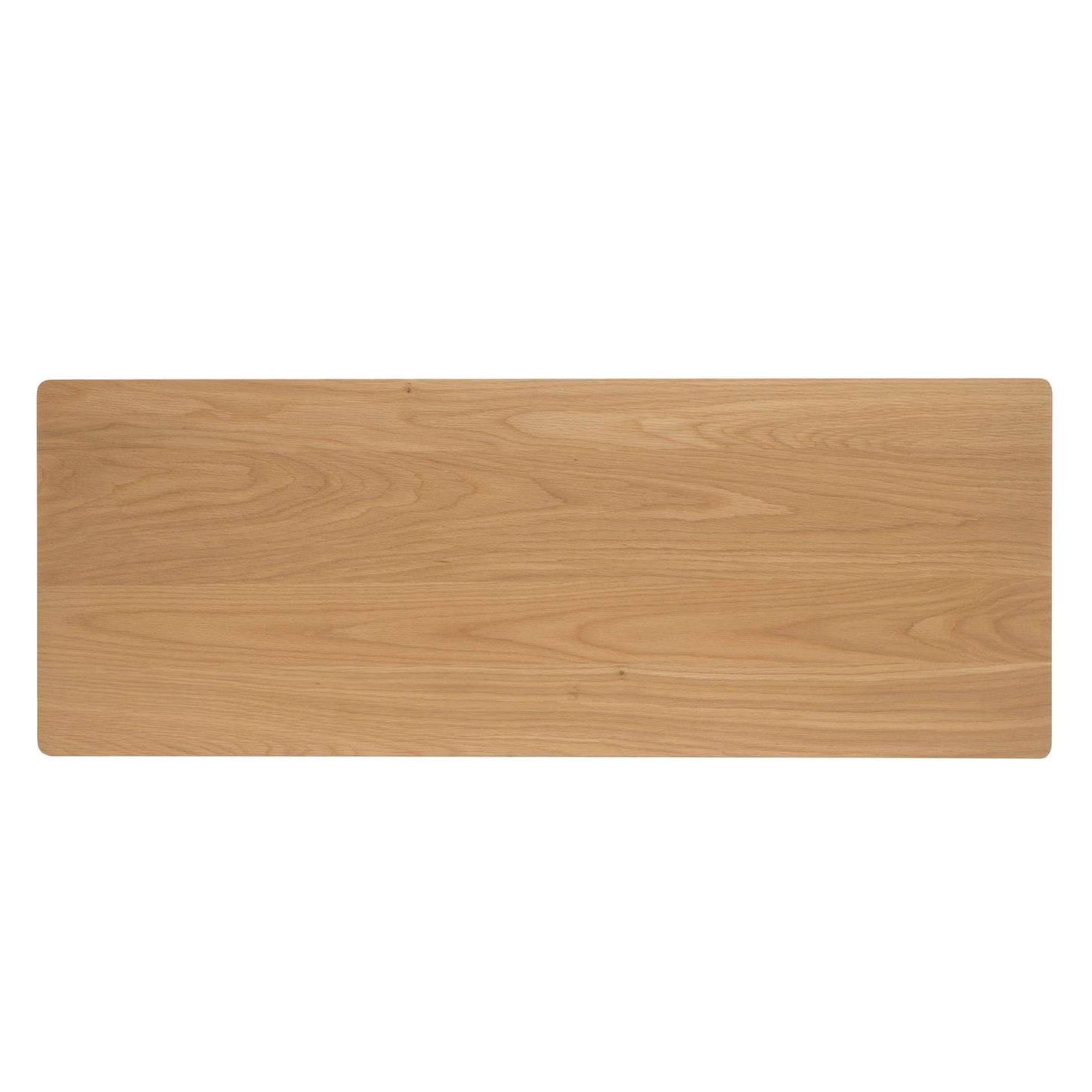 Rectangle oak cutting board with visible wood grain