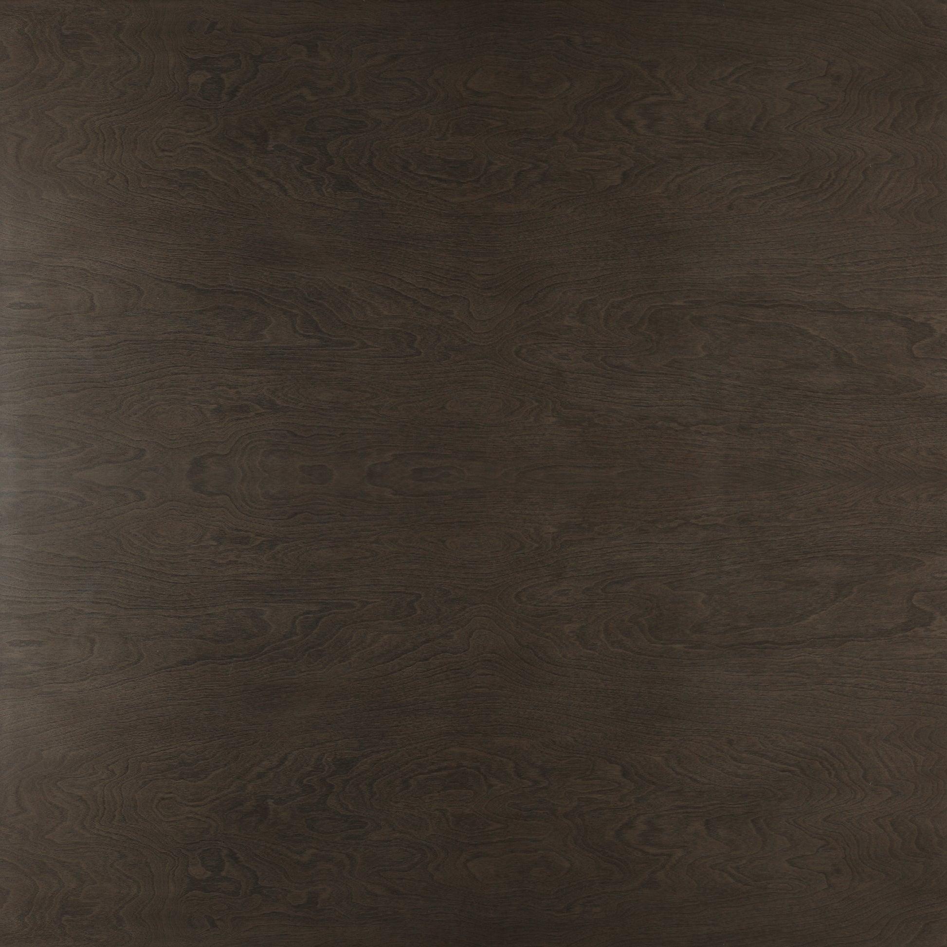 Dark walnut wood veneer with a subtle grain pattern