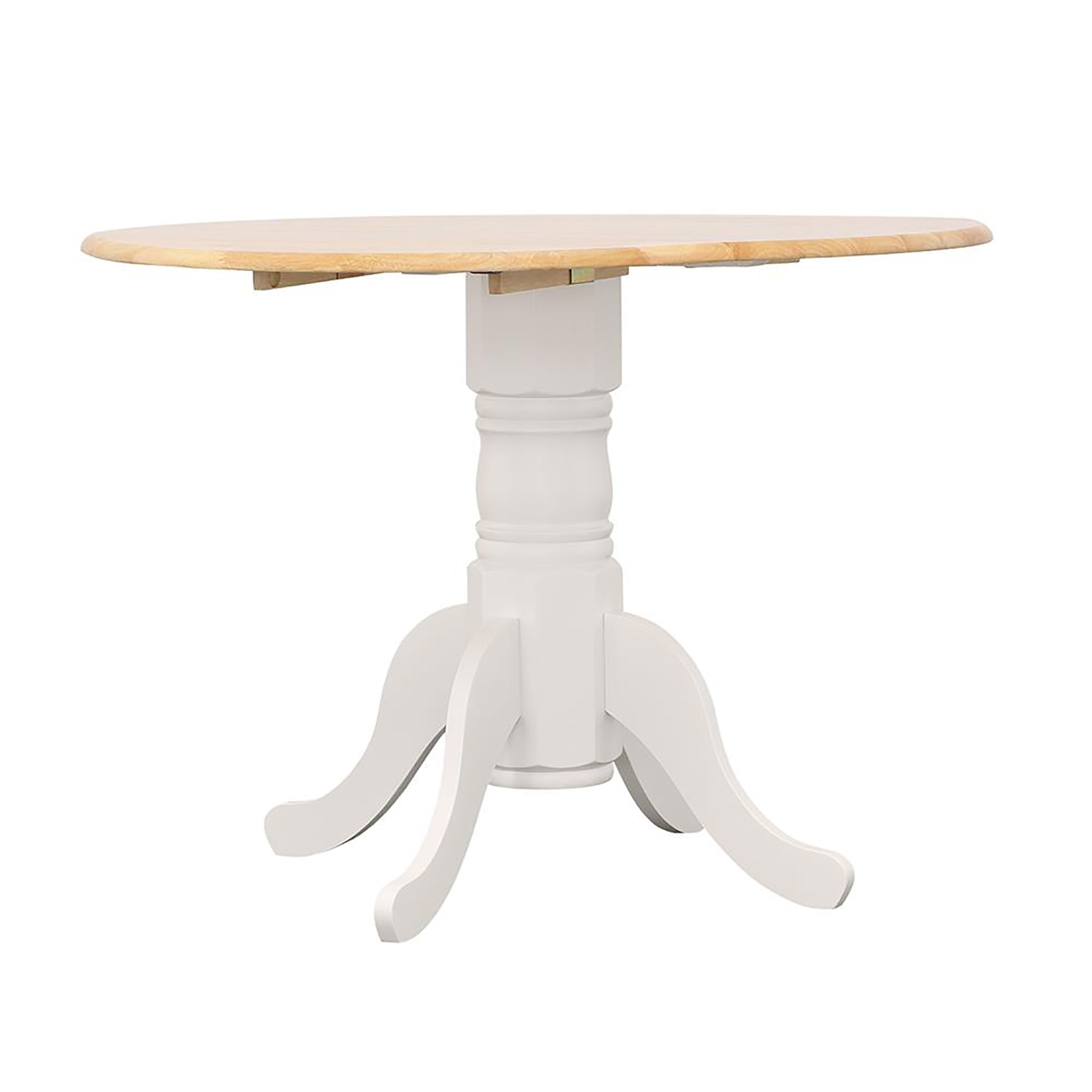 Round pedestal dining table