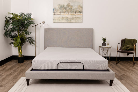 TREATLIFE HOME Comfort Series Full Firm Gel Memory Foam 8 Inch Mattress with Luxury Cover, Soft I-Gel Infused Top Layer, Black and Gray