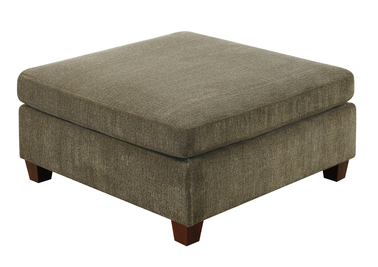 TREATLIFE HOME Contemporary Modular Ottoman with Soft Chenille Fabric, Tan Color, Versatile Design for Living Room
