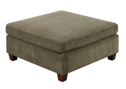 TREATLIFE HOME Contemporary Modular Ottoman with Soft Chenille Fabric, Tan Color, Versatile Design for Living Room