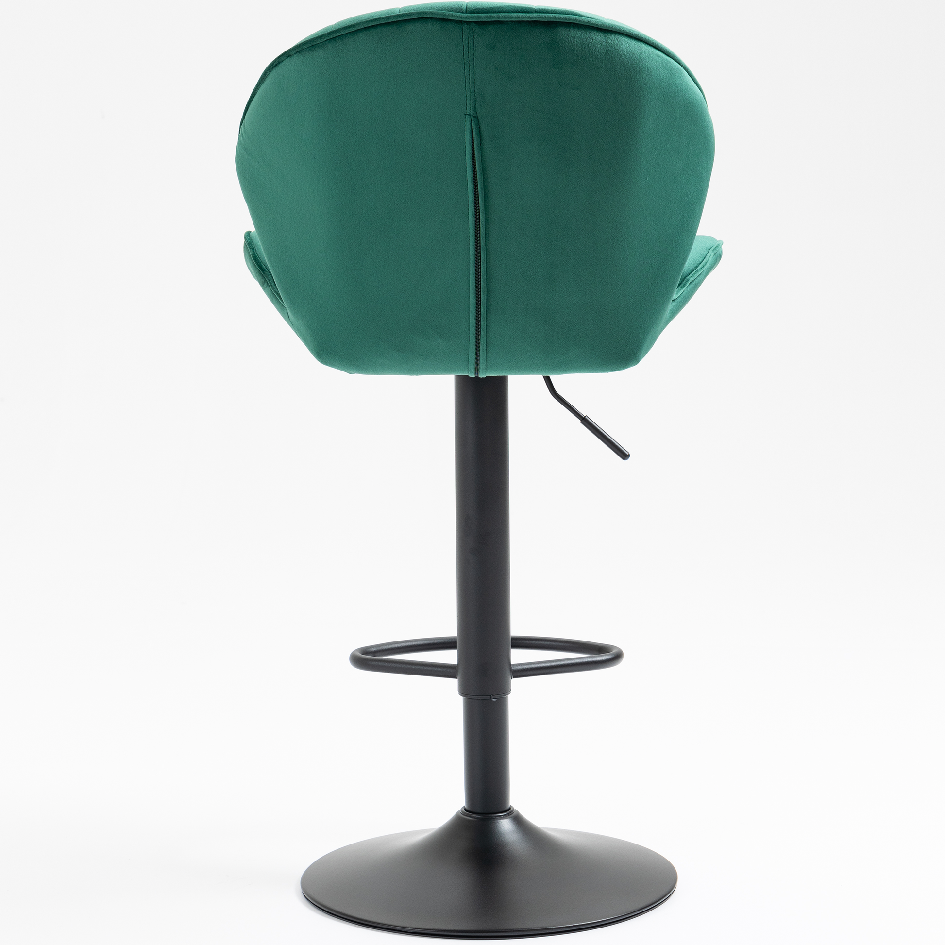 Green velvet bar stool