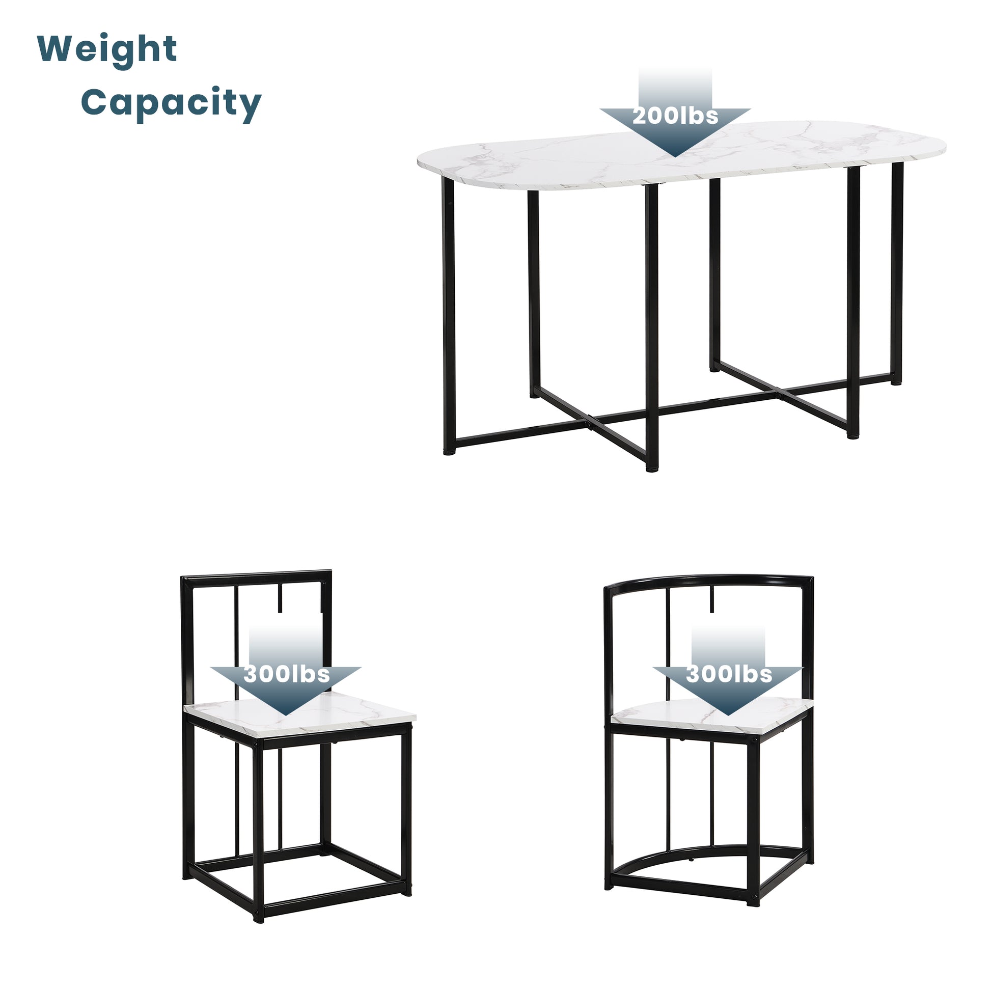 Oval marble top dining table with black metal legs lbs capacity