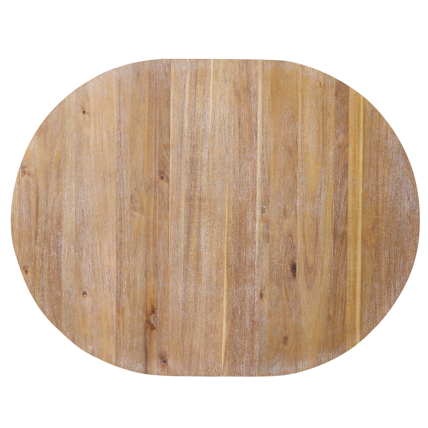 Rustic wooden round tabletop with natural grain