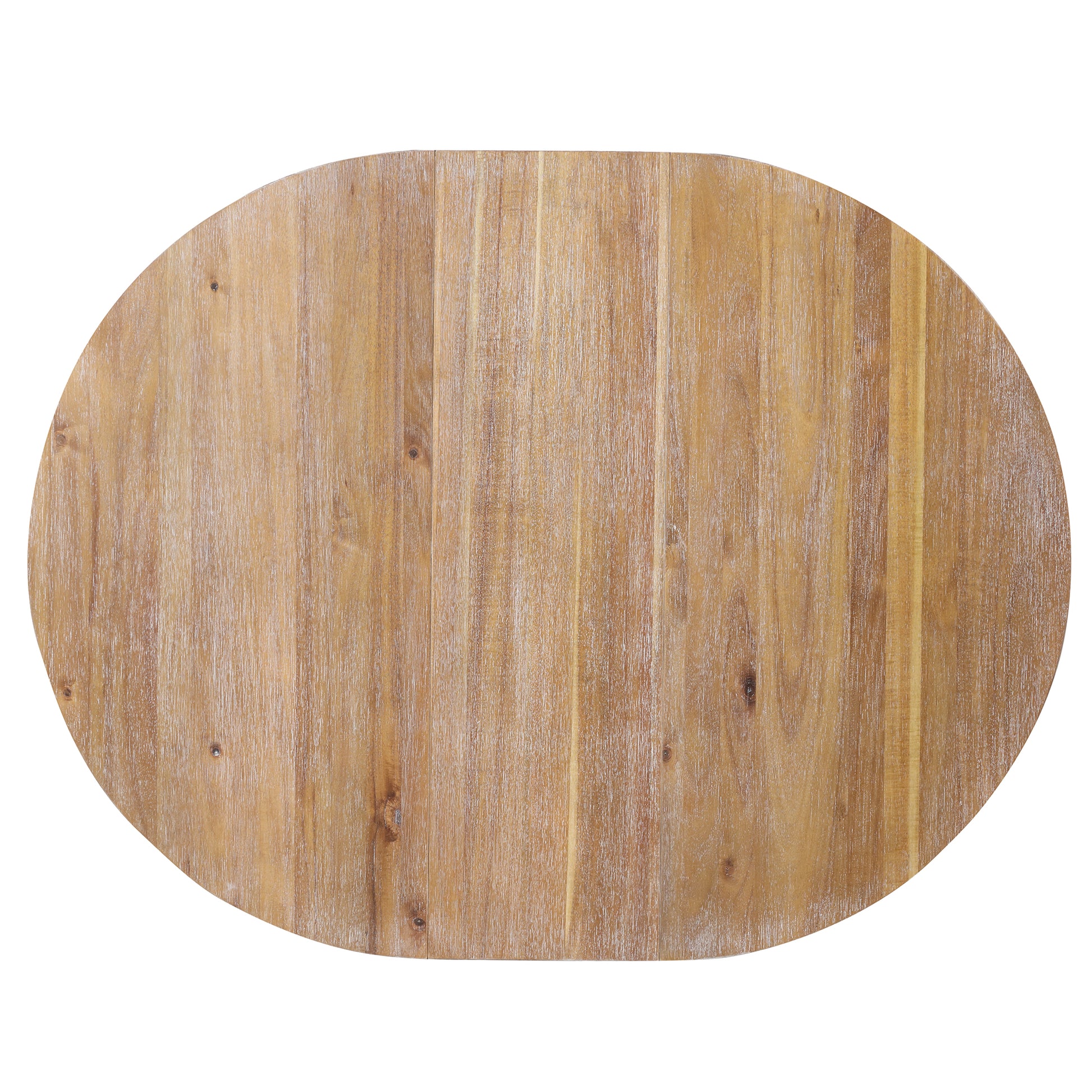 Rustic wooden round tabletop with natural grain