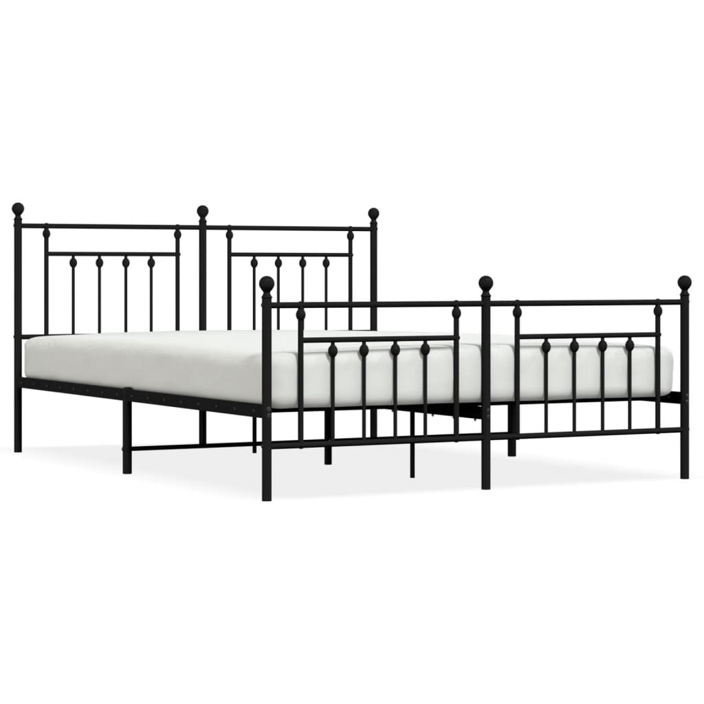White metal daybed with slatted base and decorative finials dimensions cm x cm